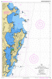 CARTA 1902 - PROXIMIDADES DA ILHA DE S. CATARINA 