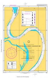 CARTA 3382 -  DO RIO PARAGUAI MIRIM À ILHA BAGUARI 