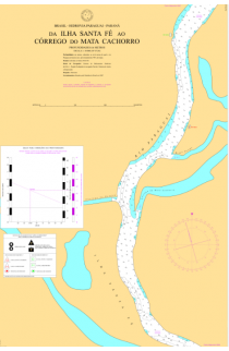 CARTA 3386 - DA ILHA SANTA FÉ AO CÓRREGO DO MATA CACHORRO 