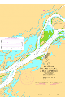 CARTA 4024 - DA ILHA DE SANTA RITA ÀS ILHAS DO CALDEIRÃO