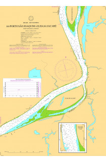 CARTA 4721 - DO PORTO SÃO JOAQUIM À ILHA DO JACARÉ