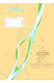 CARTA 4743 - DA COSTA SÃO PEDRO À ILHA DAS PUPUNHAS