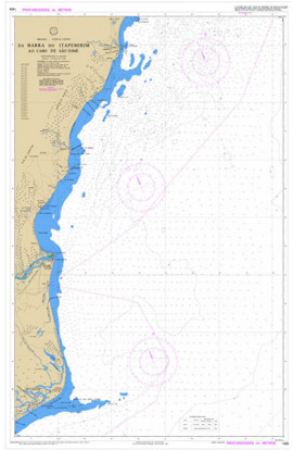 CARTA 1403 - DA PONTA DO UBU AO CABO DE SÃO TOMÉ 