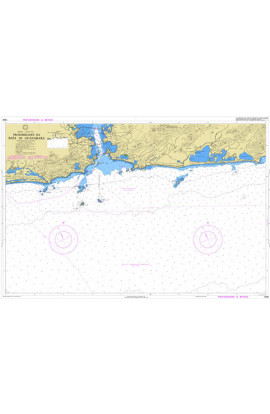 CARTA 1506 - PROXIMIDADES DA BAÍA DE GUANABARA 