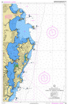 CARTA 1902 - PROXIMIDADES DA ILHA DE S. CATARINA 