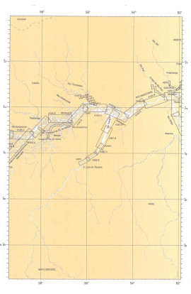 CARTA 4415 - DO ESTIRÃO DO FRANÇA AO LAGO ARACUÃ