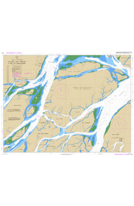 CARTA 242 - DA ILHA DOS PORCOS À BAÍA DO VIEIRA GRANDE (BRAÇO SUL DO RIO AMAZONAS)