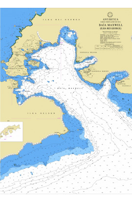 CARTA 25122 - ANTÁRTICA - ILHAS SHETLAND DO SUL - BAÍA MAXWELL (ILHA REI GEORGE)