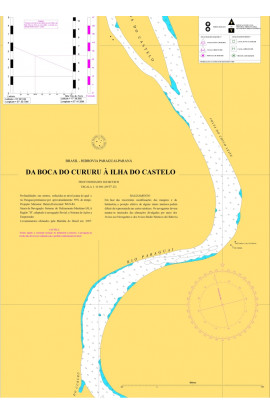 CARTA 3376 - DA BOCA DO CURURU À ILHA DO CASTELO 