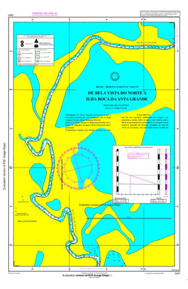 CARTA 3401 - DE BELA VISTA DO NORTE À ILHA BOCA DA ANTA GRANDE 