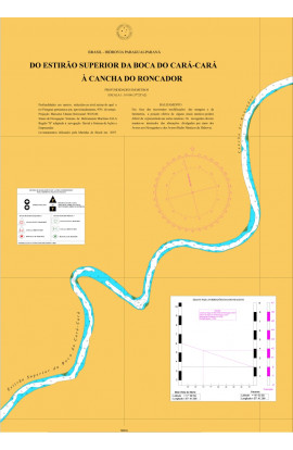 CARTA 3408- DO ESTIRÃO SUPERIOR DA BOCA DO CARÁ-CARÁ À CANCHA DO RONCADOR