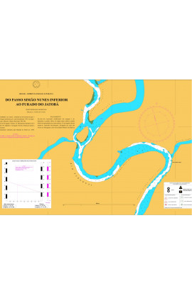 CARTA 3436 -  DO PASSO SIMÃO NUNES INFERIOR AO FURADO DO JATOBÁ