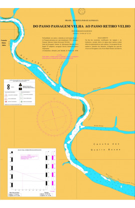 CARTA 3439 - DO PASSO PASSAGEM VELHA AO PASSO RETIRO VELHO