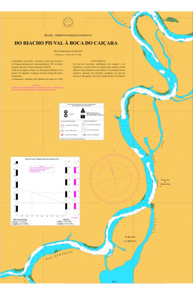 CARTA 3441 - DO RIACHO PIUVAL À BOCA DO CAIÇARA 