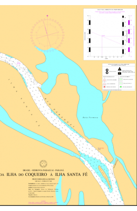 CARTA 3385 - DA ILHA DO COQUEIRO À ILHA SANTA FÉ 