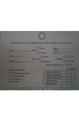 IMPRESSO - CERTIFICADO DE COMPENSAÇÃO DE AGULHA MAGNÉTICA